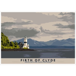 Image of Firth of Clyde: Arran, Bute and Cloch Lighthouse by Stewart Bremner